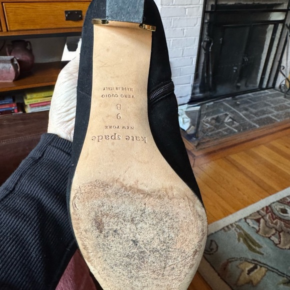 Kate spade high-Heeled Ankle Boots with gold inner heel - Picture 3 of 5